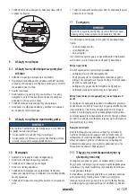 Preview for 129 page of Starmix IS H-1225 Asbest Operating Instructions Manual