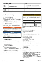 Preview for 177 page of Starmix IS H-1225 Asbest Operating Instructions Manual