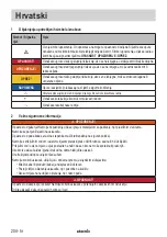 Preview for 204 page of Starmix IS H-1225 Asbest Operating Instructions Manual