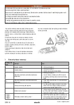 Preview for 206 page of Starmix IS H-1225 Asbest Operating Instructions Manual