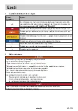 Preview for 235 page of Starmix IS H-1225 Asbest Operating Instructions Manual