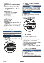 Preview for 240 page of Starmix IS H-1225 Asbest Operating Instructions Manual