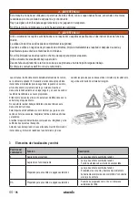 Preview for 44 page of Starmix ISC H-1225 Asbest Operating Instructions Manual