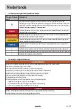 Preview for 73 page of Starmix ISC H-1225 Asbest Operating Instructions Manual