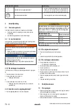 Preview for 76 page of Starmix ISC H-1225 Asbest Operating Instructions Manual