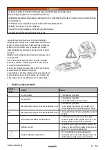 Preview for 115 page of Starmix ISC H-1225 Asbest Operating Instructions Manual