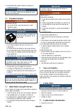 Preview for 158 page of Starmix ISC H-1225 Asbest Operating Instructions Manual