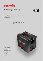 Starmix Quadrix L 18 V Operating Instructions Manual preview