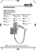 Preview for 1 page of Starmix TF 12 Mounting And Operating Instructions