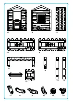 Preview for 3 page of STARPLAY My Little Farm House with one side fence & porch Manual