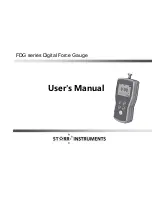 Preview for 1 page of Starr Instruments EFG500 User Manual