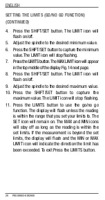 Preview for 20 page of Starrett 2900 Series User Manual