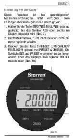 Preview for 137 page of Starrett 2900 Series User Manual