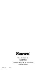 Preview for 28 page of Starrett 3752 Series User Manual