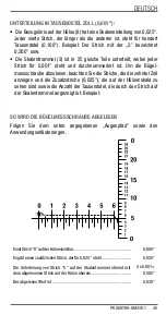 Preview for 45 page of Starrett 436.1 User Manual