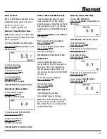 Preview for 3 page of Starrett 5001B Series User Manual