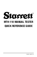 Предварительный просмотр 3 страницы Starrett 73148 Quick Reference Manual