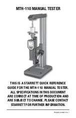 Предварительный просмотр 6 страницы Starrett 73148 Quick Reference Manual