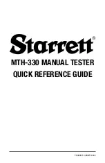 Предварительный просмотр 3 страницы Starrett 73149 Quick Reference Manual