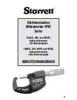 Preview for 19 page of Starrett 795MEXFL User Manual