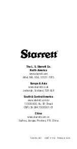 Предварительный просмотр 16 страницы Starrett 798 Series User Manual