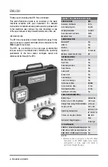 Preview for 6 page of Starrett DFC-10 Quick Reference Manual