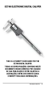 Предварительный просмотр 33 страницы Starrett EC799 User Manual