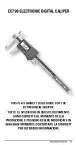 Предварительный просмотр 57 страницы Starrett EC799 User Manual