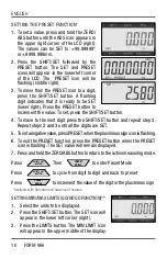 Preview for 10 page of Starrett FORM 966 User Manual