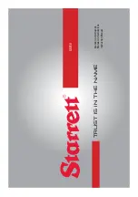 Starrett S8010 Instruction Manual preview