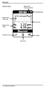 Preview for 14 page of Starrett SR160 User Manual