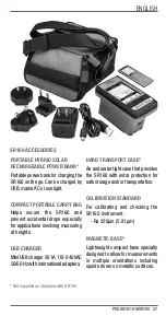 Preview for 27 page of Starrett SR160 User Manual