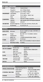 Preview for 28 page of Starrett SR160 User Manual