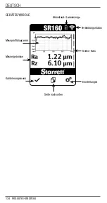 Preview for 134 page of Starrett SR160 User Manual