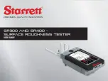 Preview for 1 page of Starrett SR300 User Manual