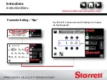 Preview for 61 page of Starrett SR300 User Manual