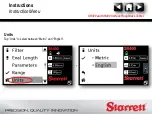 Preview for 62 page of Starrett SR300 User Manual