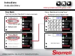 Preview for 64 page of Starrett SR300 User Manual