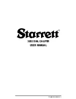 Preview for 3 page of Starrett UM3202 User Manual