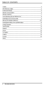 Preview for 4 page of Starrett W798 User Manual