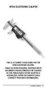 Preview for 33 page of Starrett W798 User Manual