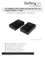 Preview for 1 page of StarTech.com 110VDSLEX2EU User Manual