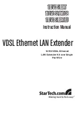 StarTech.com 110VDSLEXT Instruction Manual preview