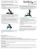 Preview for 2 page of StarTech.com 2POSTRACK42 Instruction Manual