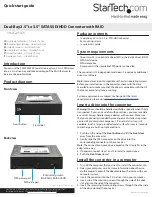 Preview for 1 page of StarTech.com 35SAT225S3R Quick Start Manual