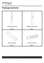 Preview for 10 page of StarTech.com 4POSTRACK U Series User Manual