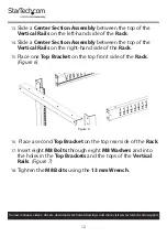 Preview for 20 page of StarTech.com 4POSTRACK U Series User Manual