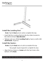 Preview for 21 page of StarTech.com 4POSTRACK U Series User Manual