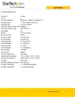 Preview for 2 page of StarTech.com 5 Port Unmanaged Industrial Ethernet Switch - DIN-Rail Mountable Technical Specifications