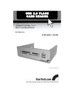 StarTech.com 525FCREADAL Instruction Manual preview